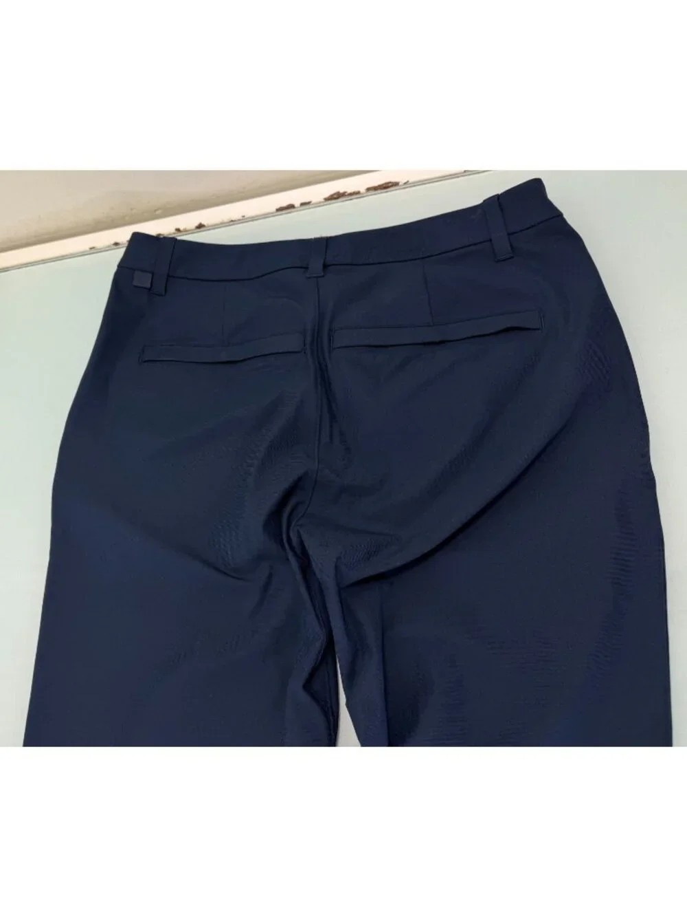 Lululemon ABC Pants Mens 29X30 Classic-Fit Trouser Warpstreme Navy Blue